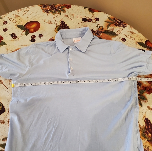 Swims Breeze Hoddevik Cotton-Tencel Polo (Blue) - Picture 9 of 10